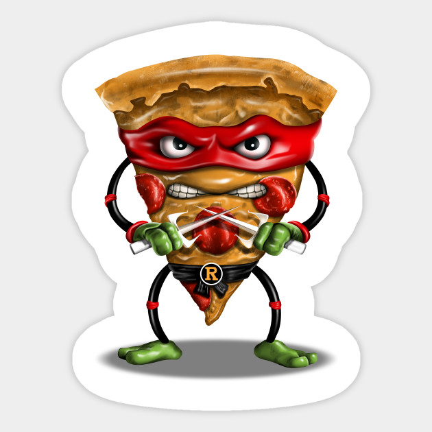 Ninja Pizza Ninja Turtles Sticker TeePublic